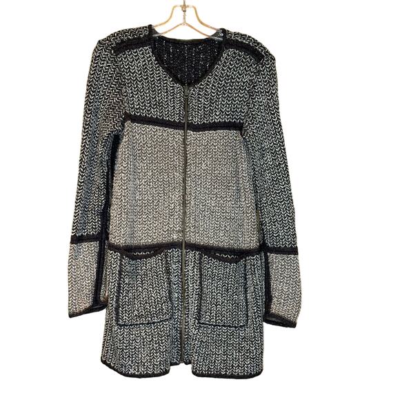 Women's Nic and Zoe Long Reversible Knit Jacket, Long Sleeve, Size Small, EUC - Picture 1 of 3